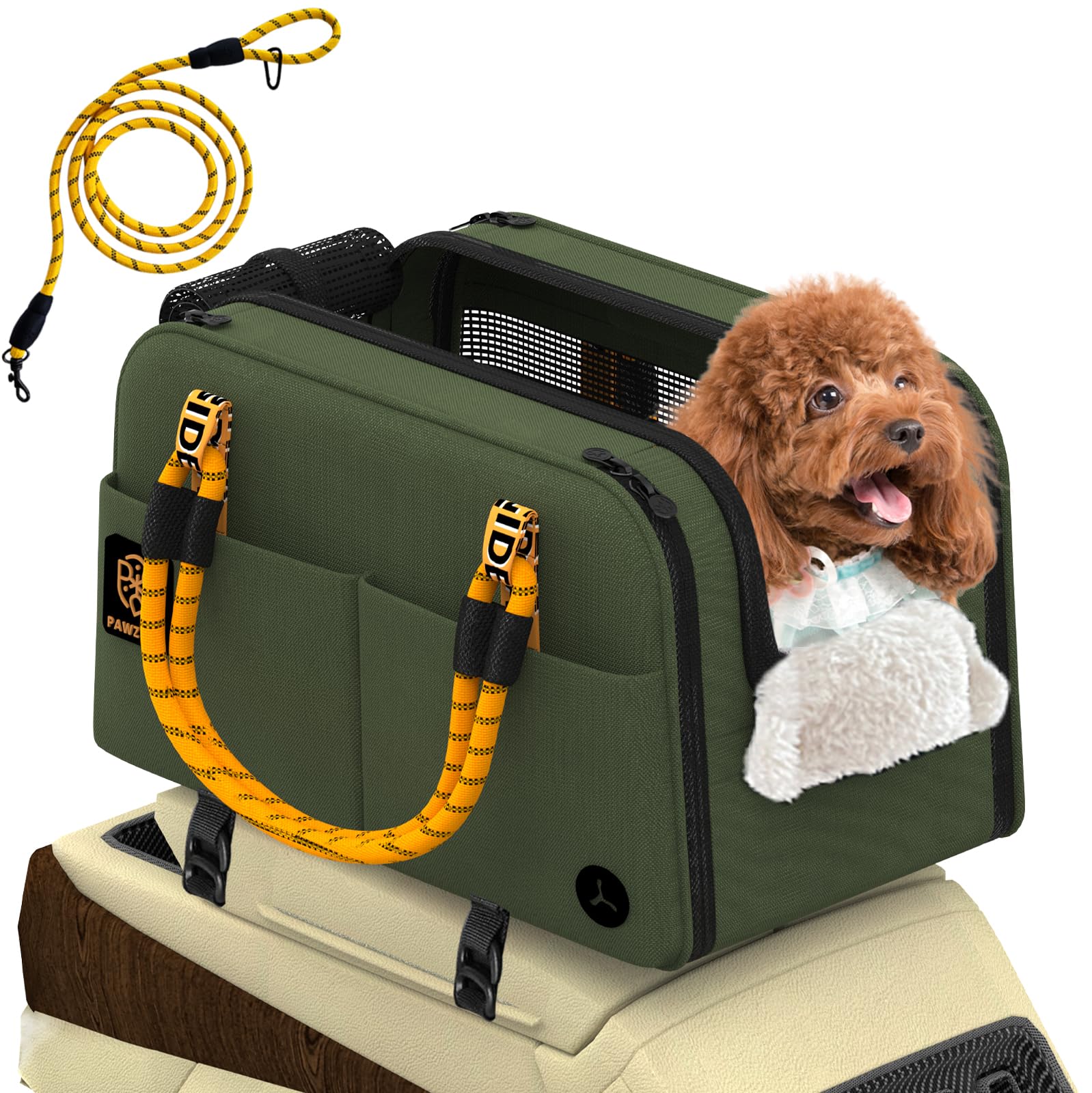 PAWZIDEA Center Console Dog Car Seat