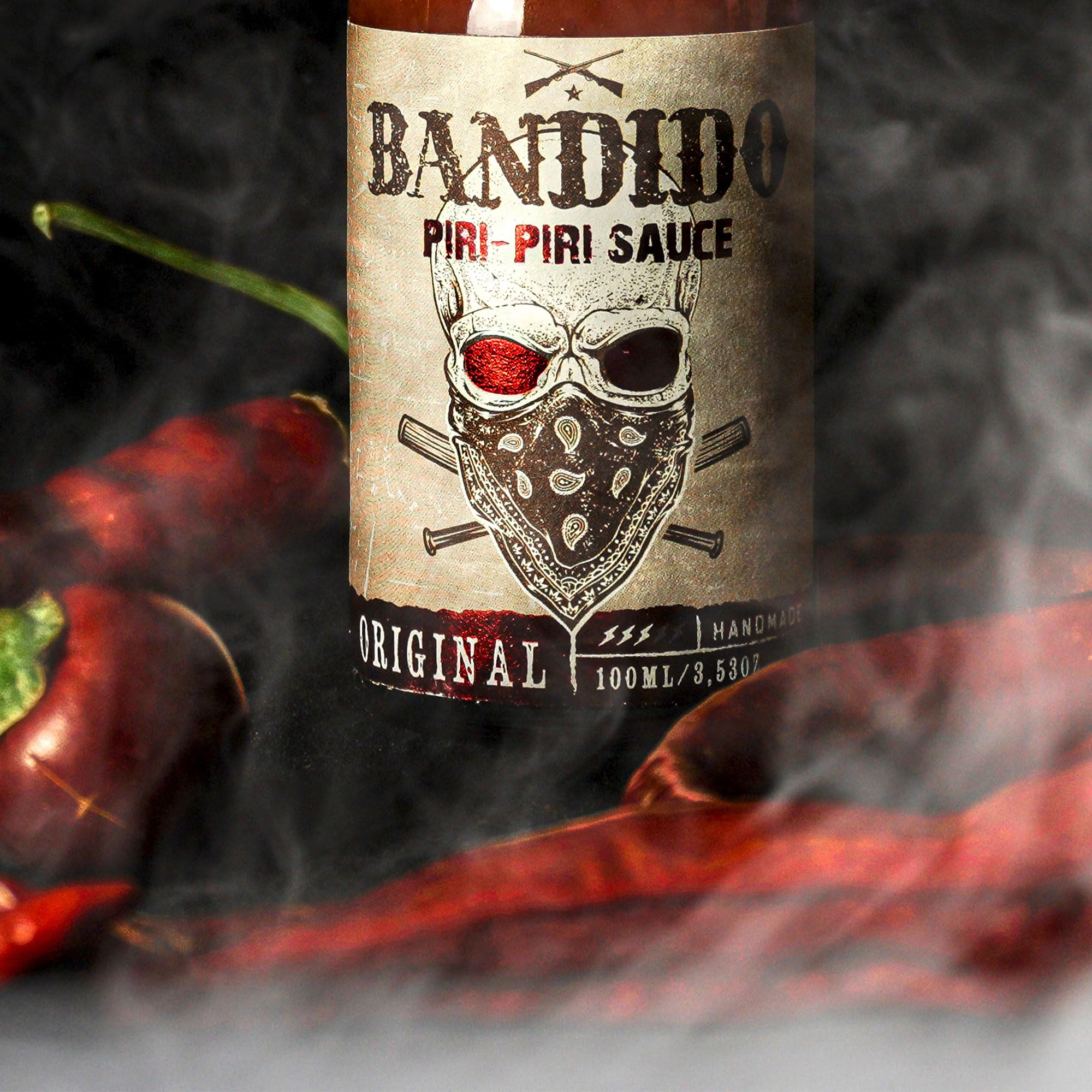 Salsa Picante Piri Piri Bandido Frasco 100 ml Gourmet Portuguesa