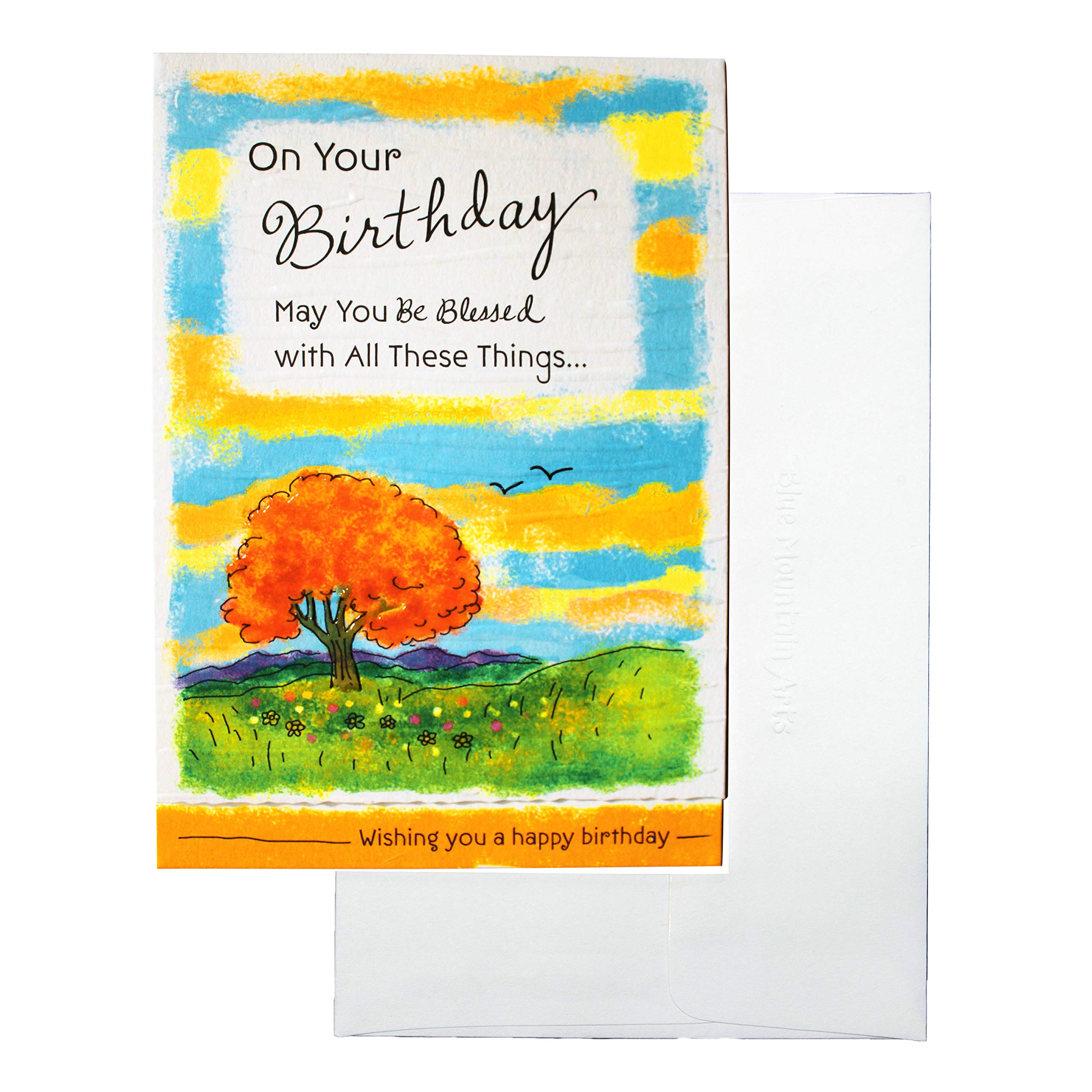 Mountain Birthday Quotes Card Blue Mountain/Birthday: Happy