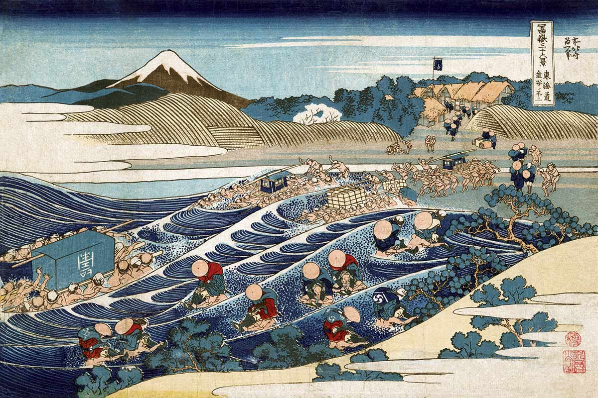 Amazon.com: Set of Three (3) Japanese Water Themed Canvas