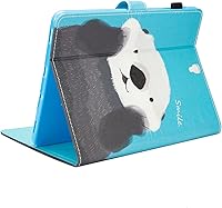 Vista 6 de Dteck - Funda protectora de piel sintética para Galaxy Tab S3 9.7 con función de encendido y apagado automático, funda inteligente para Galaxy Tab
