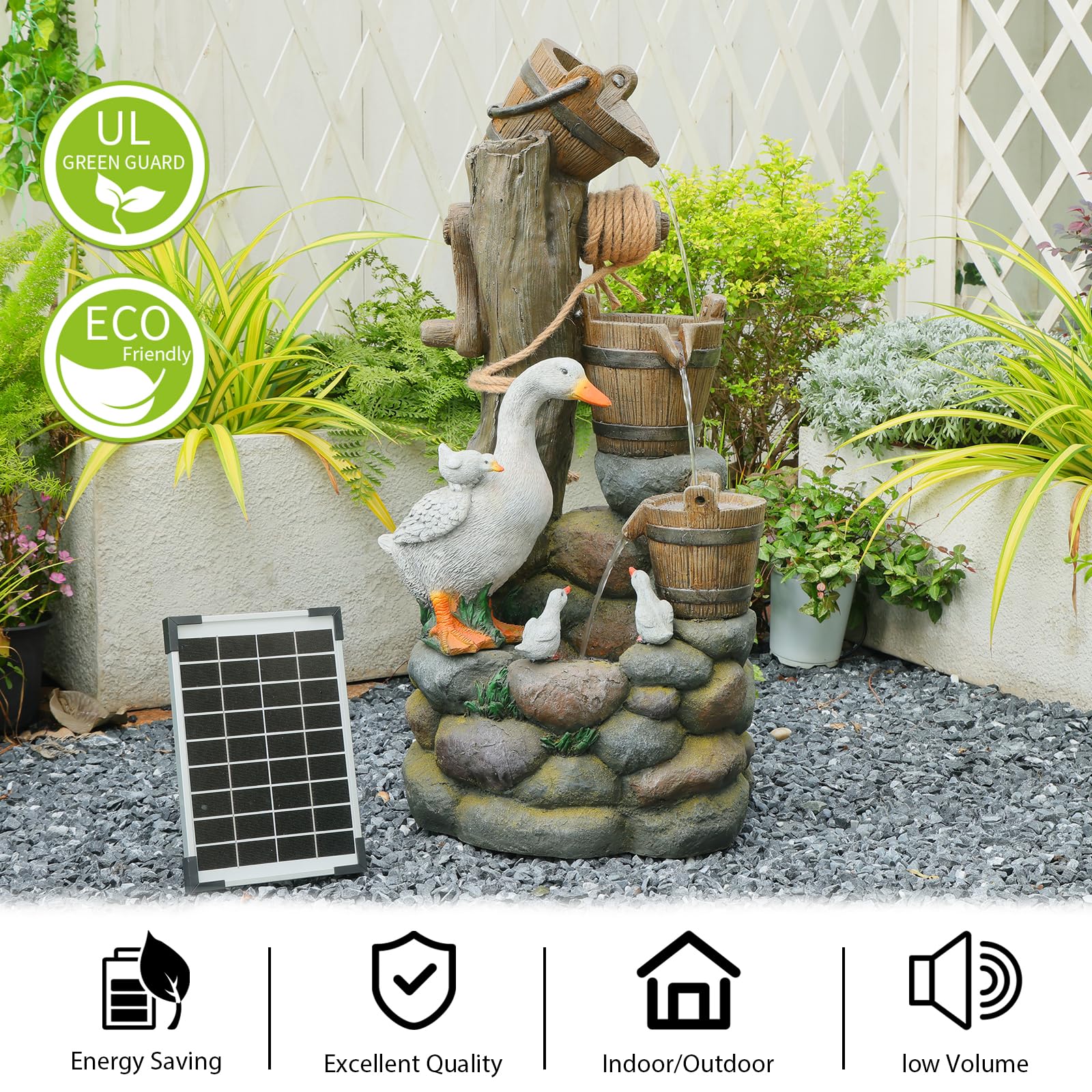 Bumilgar 81 CM Solar Outdoor Garden Water features - Image 5