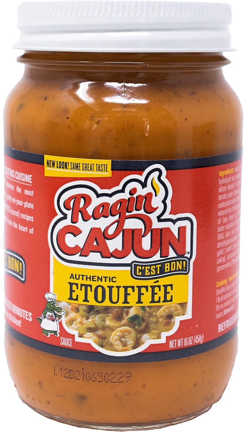 Etouffée Sauce Fully Cooked 16 oz Ragin' Cajun Foods (Pack of 12)