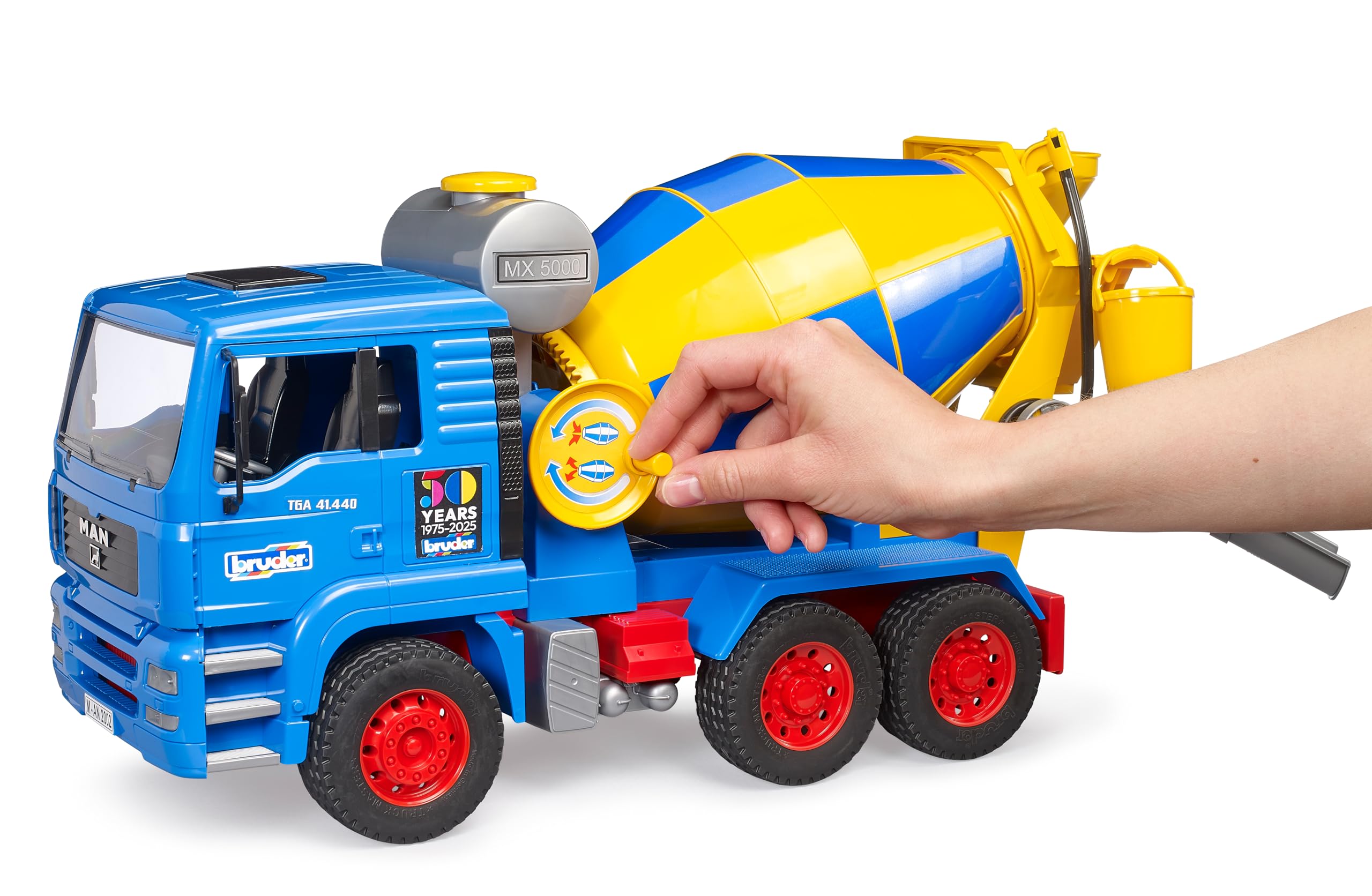Bruder 01063 - Edición Especial 50 Aniversario Man TGA camión hormigonera - 1:16 vehículos, Camiones, vehículo de construcción