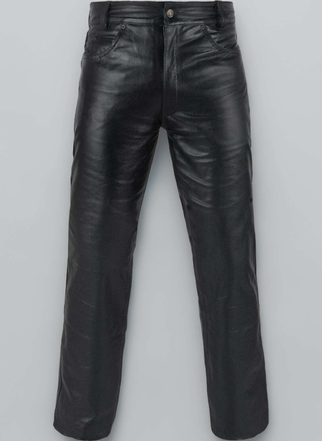 FNine Genuine Leather Full Grain Motorbike Leather Pants, Motorcycle Style