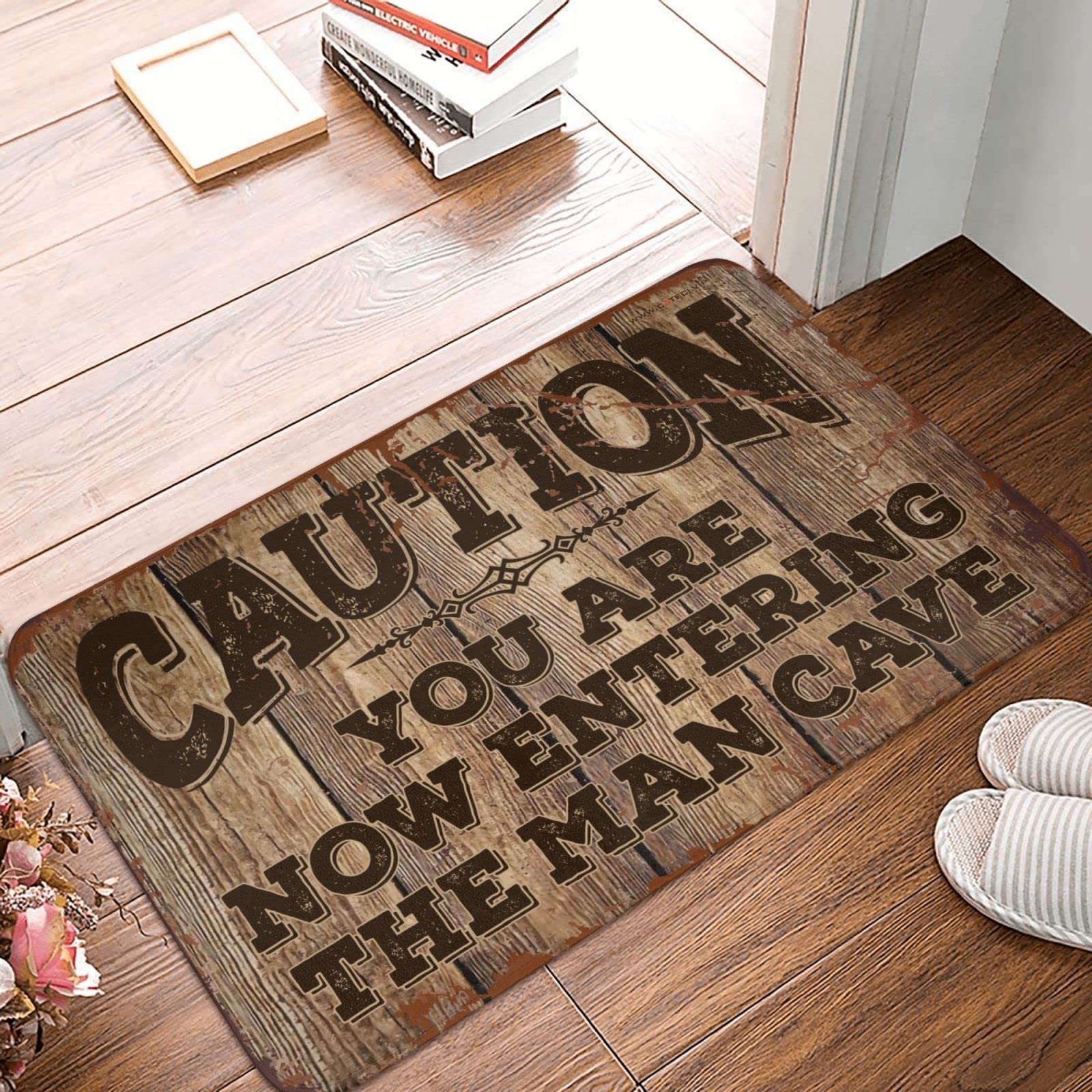 Tapis d'extérieur d'hiver Man Cave 65x90 cm paillasson d'entrée