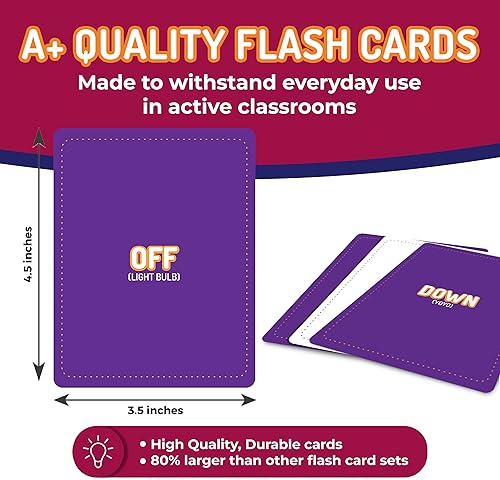 Miniatura 4 de Opposites - Tarjetas flash a juego  50 tarjetas educativas a juego  7 juegos de aprendizaje para el aula, actividades de aprendizaje para niños