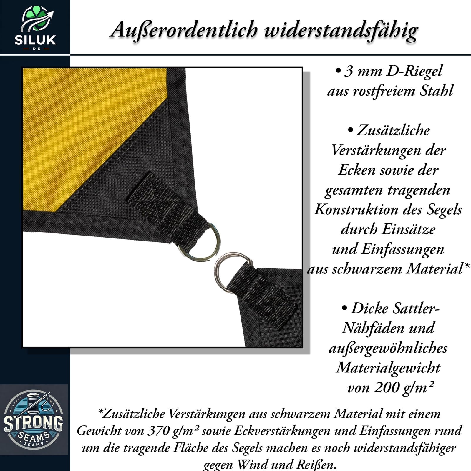 Voile D'ombrage Imperméable - Protection Solaire De Jardin - Avec Fixations En Lin - 100 % Protection Contre Les Rayons UV (3 M X 3 M, Anthracite