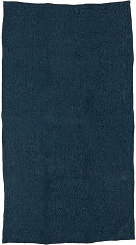 Miniatura 7 de Creative Co-Op Lino lavado a la piedra decorativo comedor y cocina, toalla de té azul marino, azul