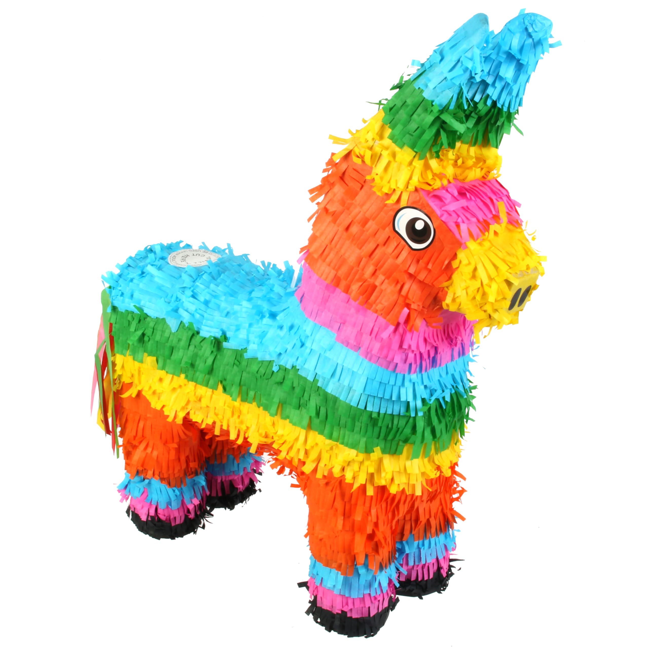 PARTY TIME - Nuevo 2024 Piñata Multicolore en Forme de Lama, Accessoire pour Anniversaire, Fête et Carnaval, Décoration Suspendue, Dimensions 40 x 13.5 x 55 cm, Multicouleur