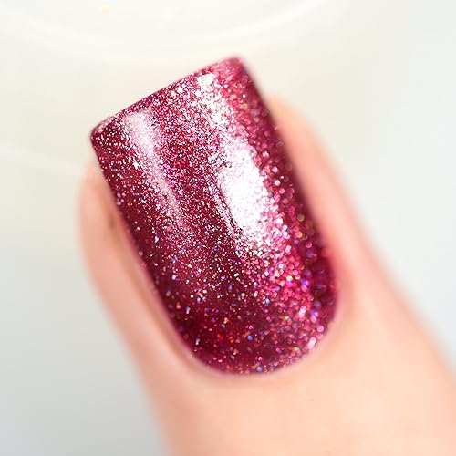 Miniatura 688 de ILNP Madison Ave Esmalte de uñas holográfico metálico rosa antiguo