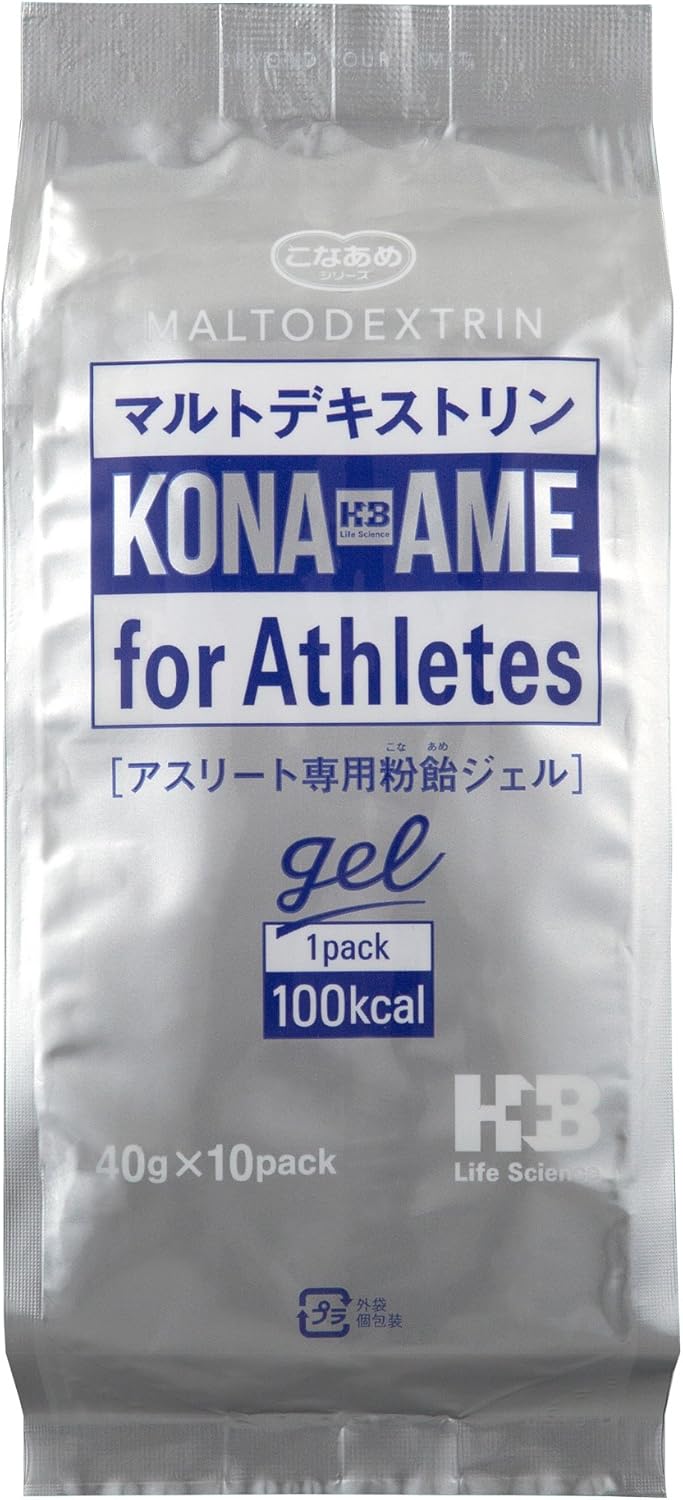 Amazon 持久系アスリート専用粉飴ジェル 40g 10本 H Bライフサイエンス 栄養補給ゼリー