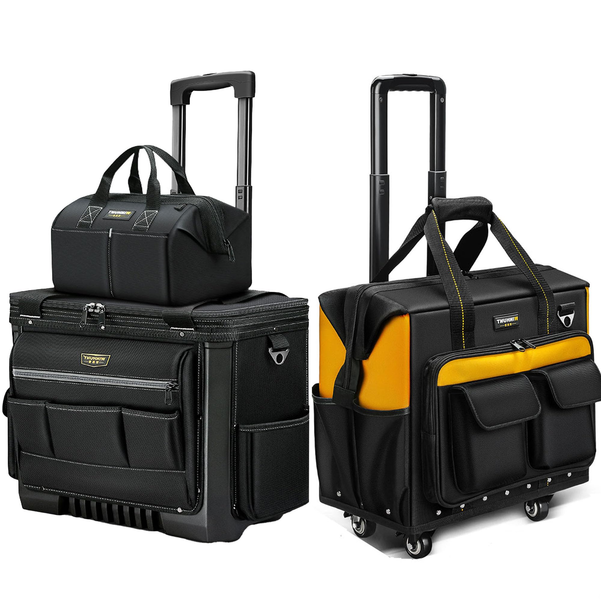 Rolling Tool Bag with Two Wheels Rolling Tool Bag with Four Wheels