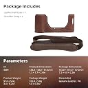 SmallRig Brown Leather Half Case Kit with Shoulder Strap, Retro Style Camera Case for FUJIFILM X100VI - 4699 gallery image