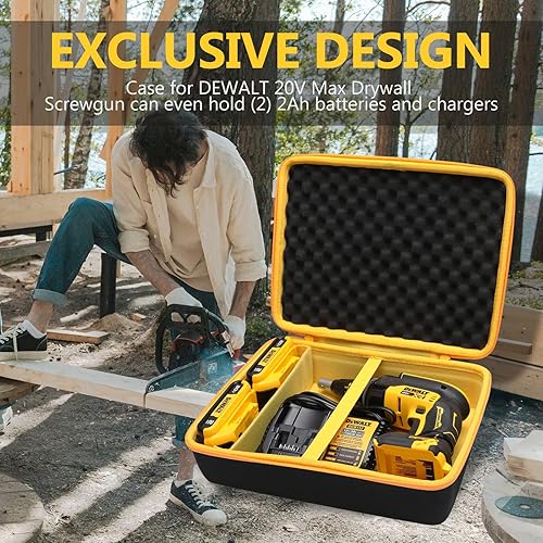 Miniatura 6 de Estuche LTGEM Compatible con Atornillador de Paneles de Yeso DCF630BDCF6202DCF622B 20V Max (Interior 12.2"x9"x3.5), Solo Estuche