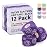 WOD Nation Hook Grip Athletic Tape - Sweat-Proof Grip Tape - Blister-Prevention Thumb & Finger Wraps for Powerlifting - Flexible Wrist Wraps for Gymnastics & Climbing - 12-Pack, 23 ft, Purple