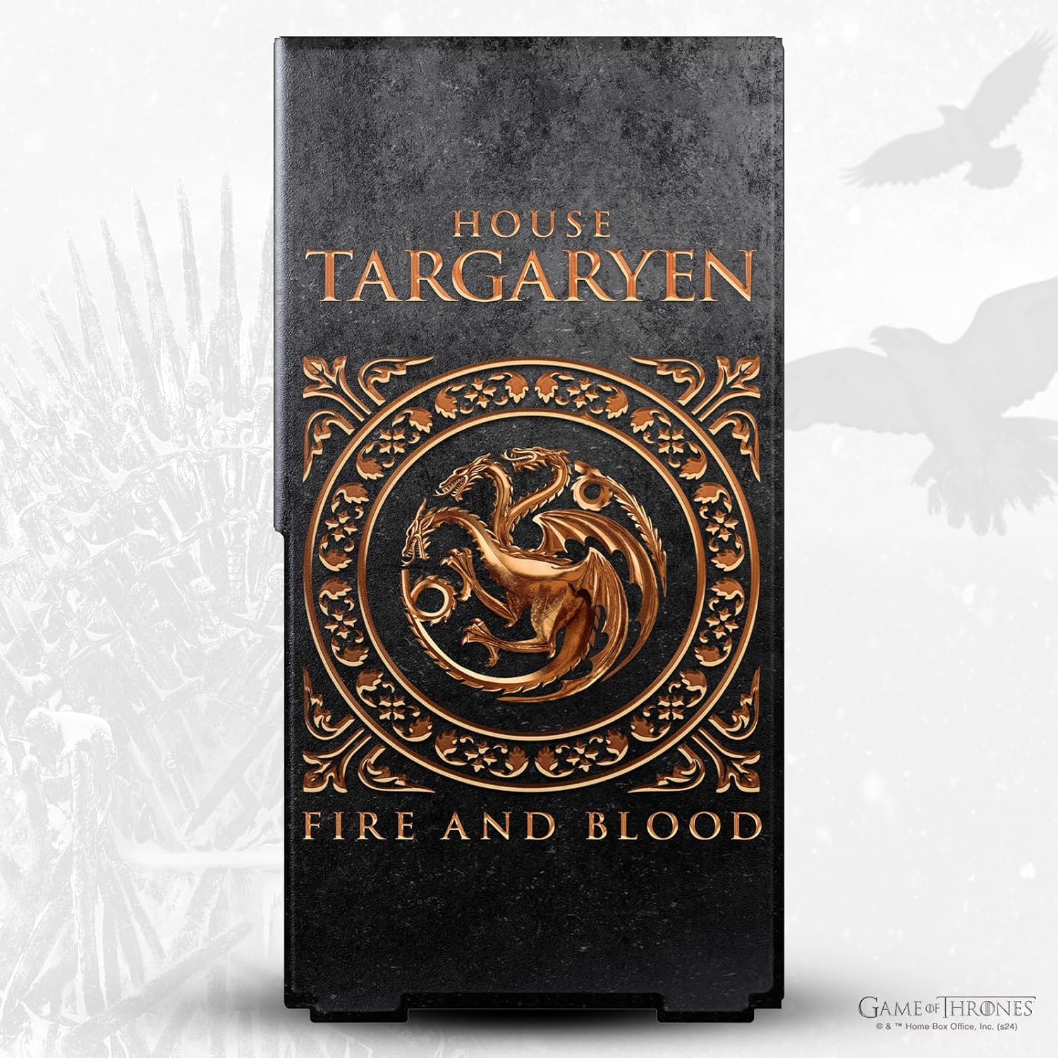 Head Case Designs Officially Licensed HBO Game of Thrones House Targaryen Sigils and Graphics Game Console Wrap Case Cover Compatible with Xbox Series X
