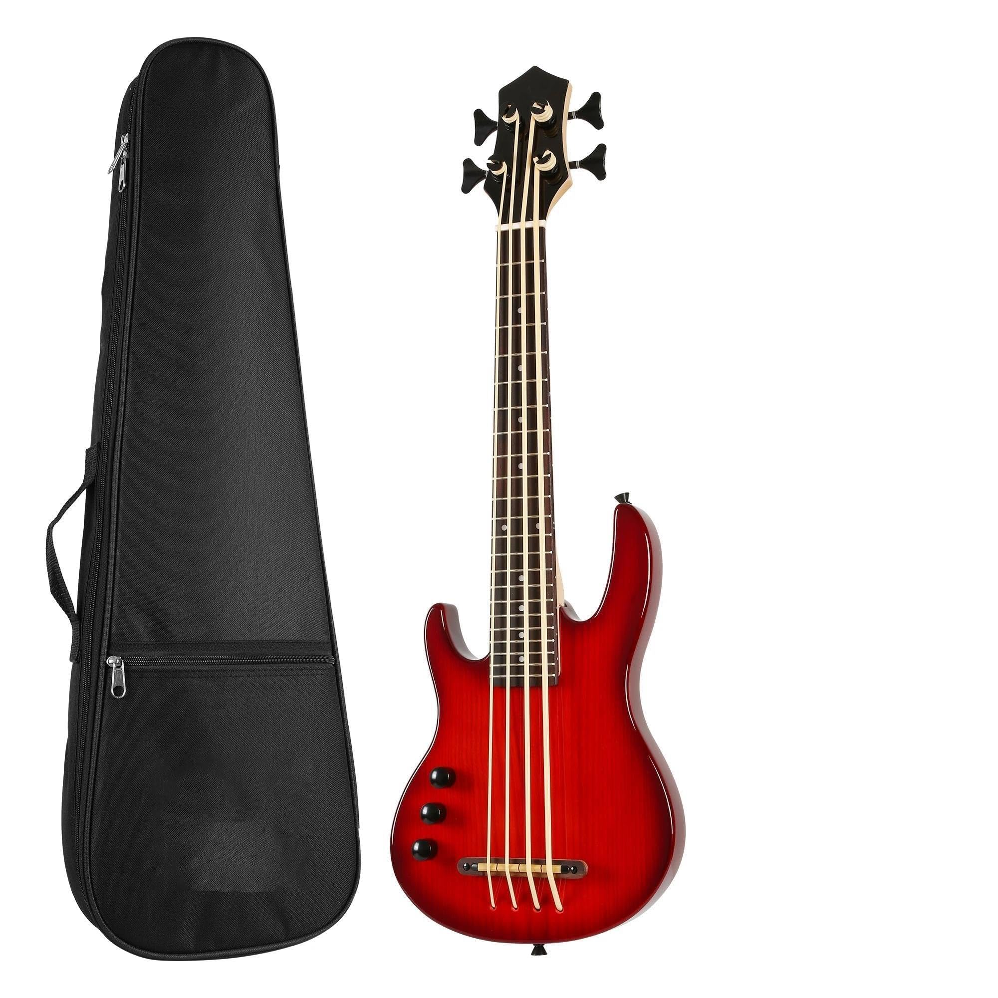 ukulele Strunowy Ukulele Basowy Elektryczny Bas Ukulele Z Torbą Koncertową