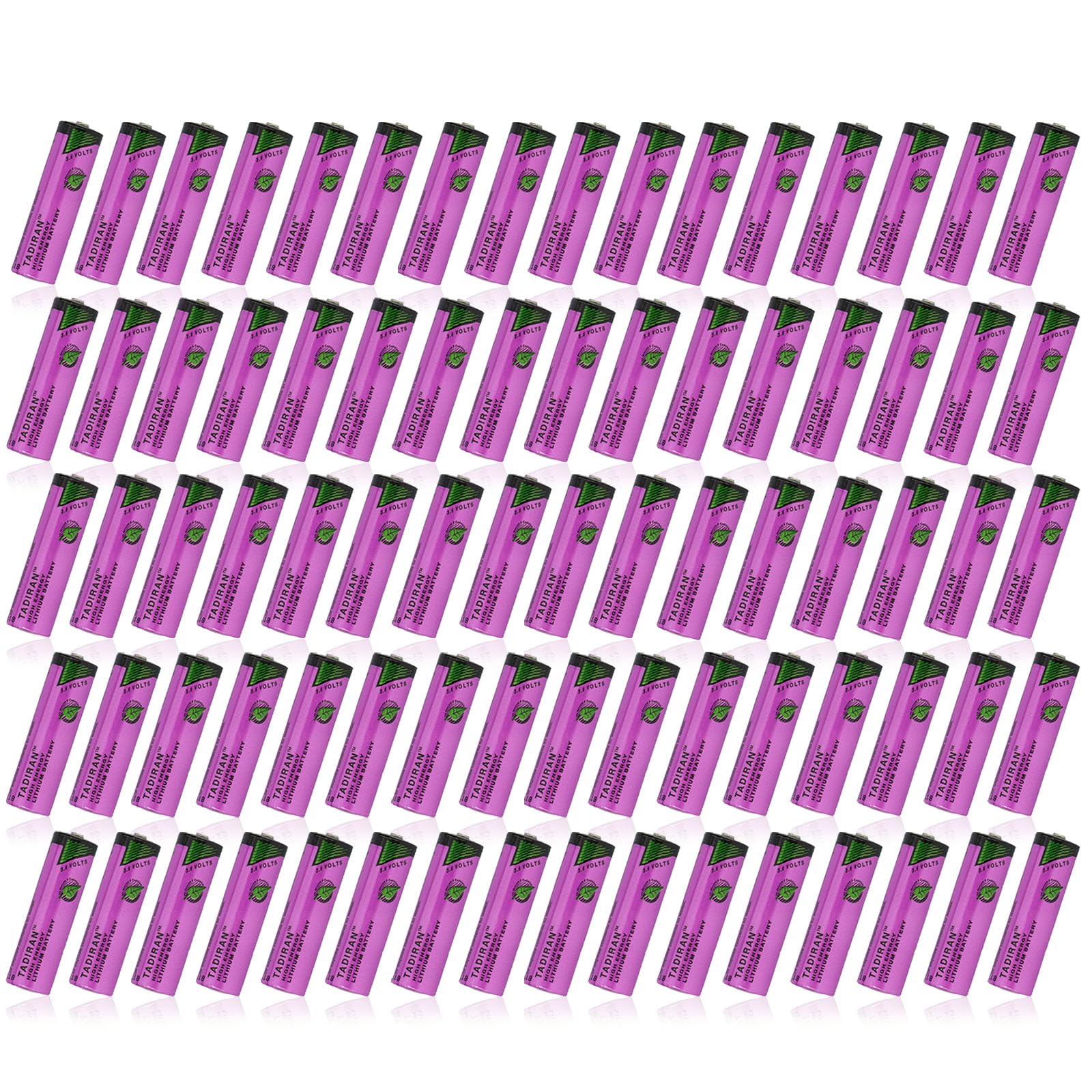 80-Pack SL-760 3 6V 2200mAh AA Lithium Battery for Tadiran SL-760 Battery Non-Rechargeable