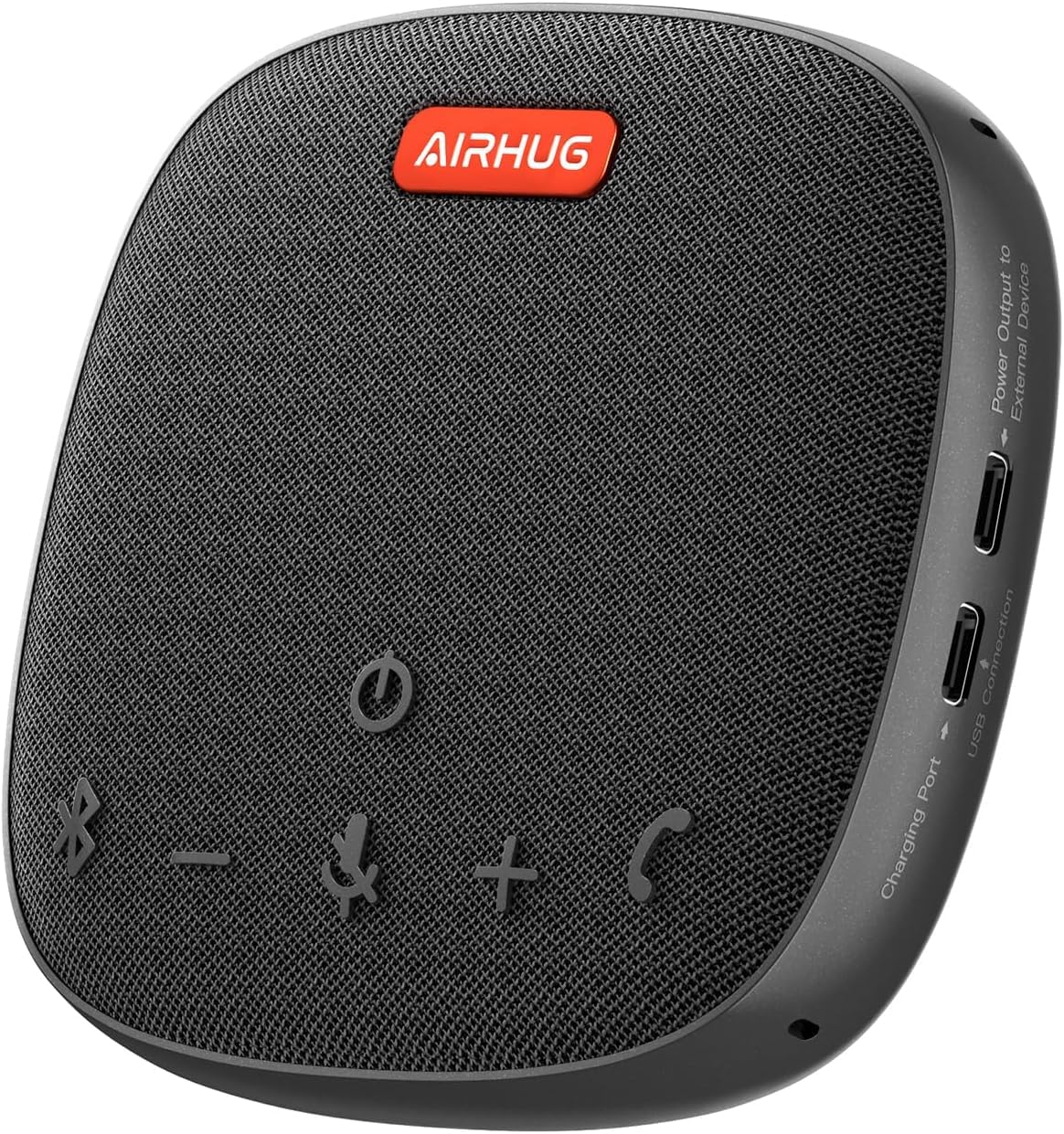 Microphone et haut-parleur de conférence AIRHUG, haut-parleur Bluetooth avec prise de voix à 360°, réduction avancée du bruit, USB-C Plug & Play, compatible avec Zoom et MS Team