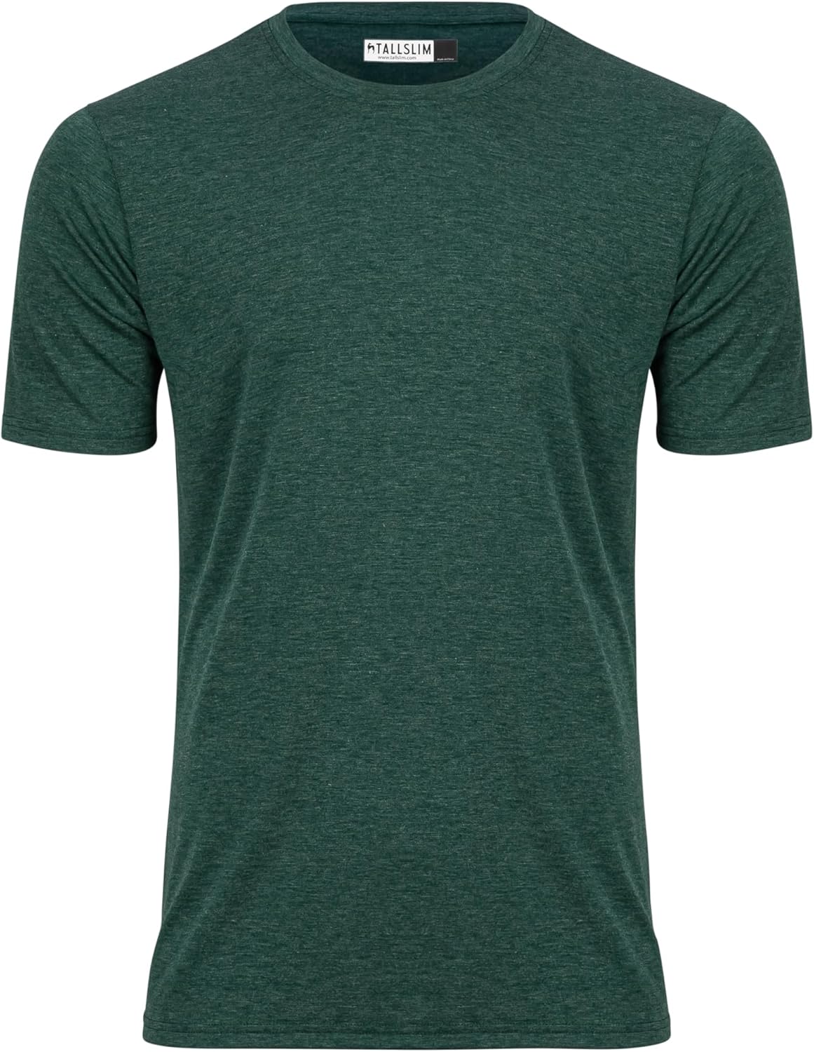 TallSlim Men's Tall Slim-Fit Short Sleeve Crewneck T-Shirt - Extra Long, Slim Fit, Preshrunk Easy Care