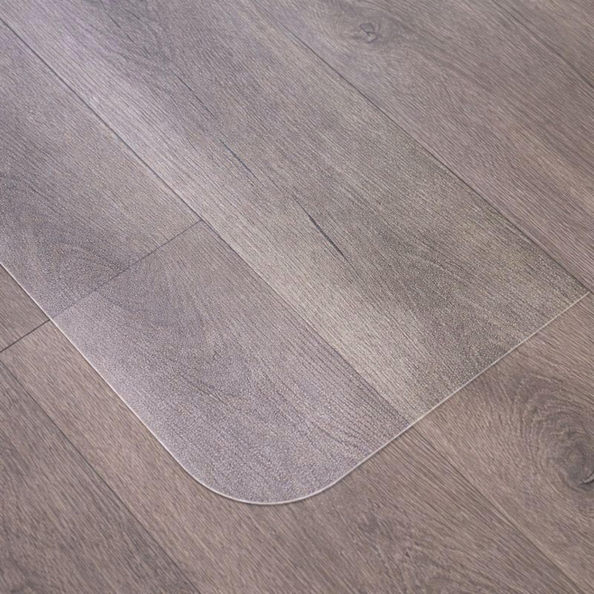 Marvelux Polycarbonat Bürostuhlmatte Bodenschutzmatte für Hartböden, 90 x 120 cm rechteckig schreibtischstuhl Matte, transparent stuhlmatte, in verschiedenen Größen erhältlich