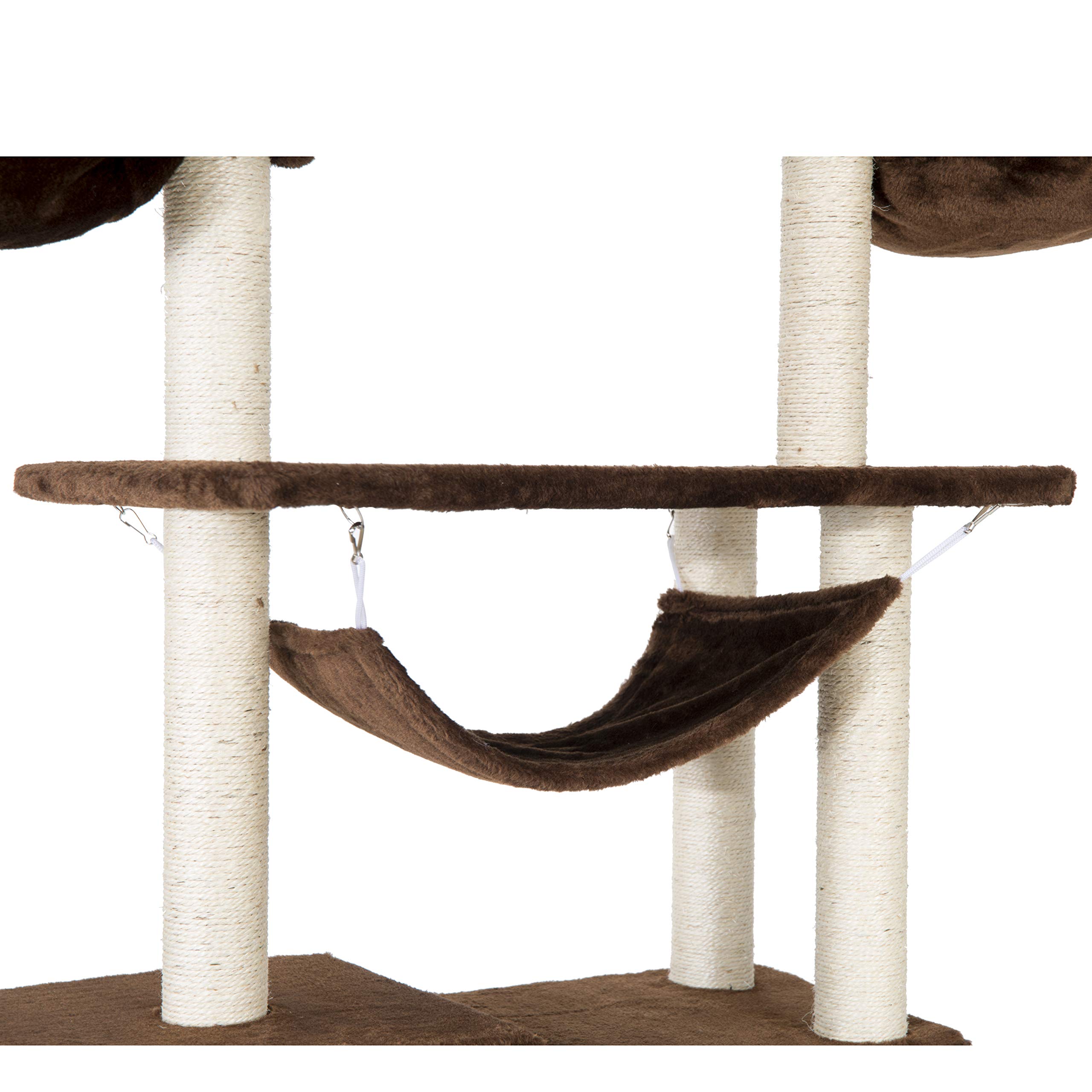 Amazon | キャットタワー 突っ張り おしゃれ 全面麻紐 全高235-258cm