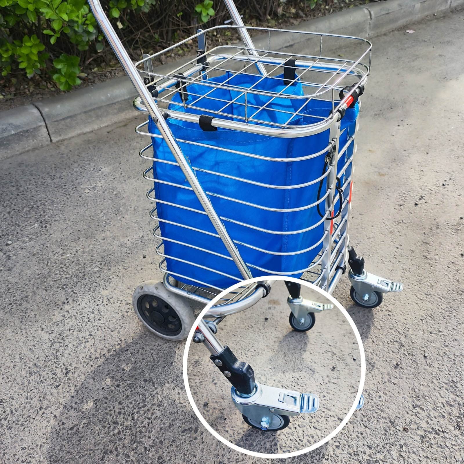 Kółka skrętne z gwintem M12 i hamulcem - 75 mm i 100 mm ciche kółka meblowe z amortyzacją, średnica 12 mm, długość 30 mm, zestaw 4 szt. dla płynnej mobilności