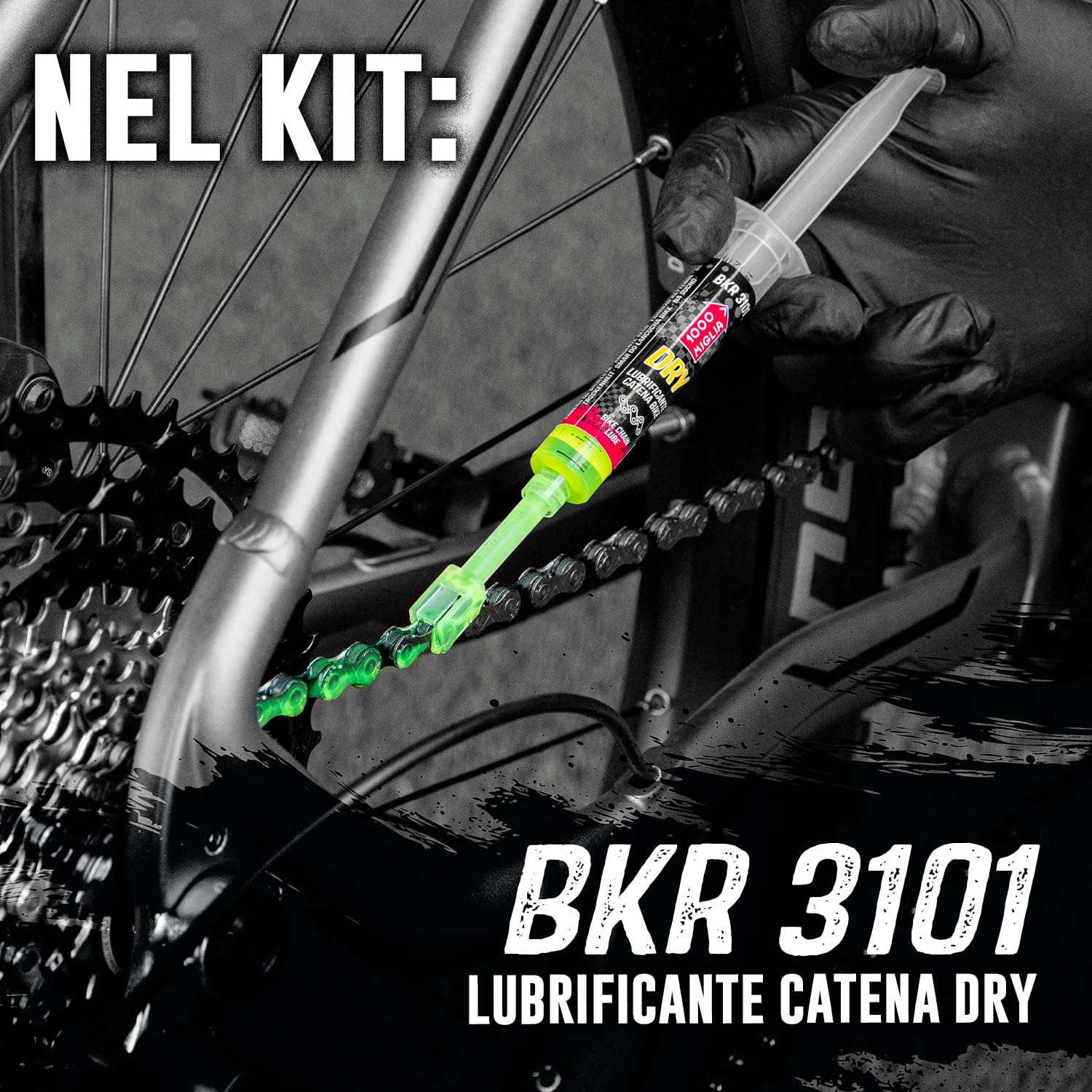 ERRECOM BIKE KIT - TORQUATO TESTA STARTER KIT - con T-Shirt e Sticker Esclusivi, include Detergente Bio Bici, Sgrassante Catena Alta Pressione, Lubrificante Catena Dry e All Weather