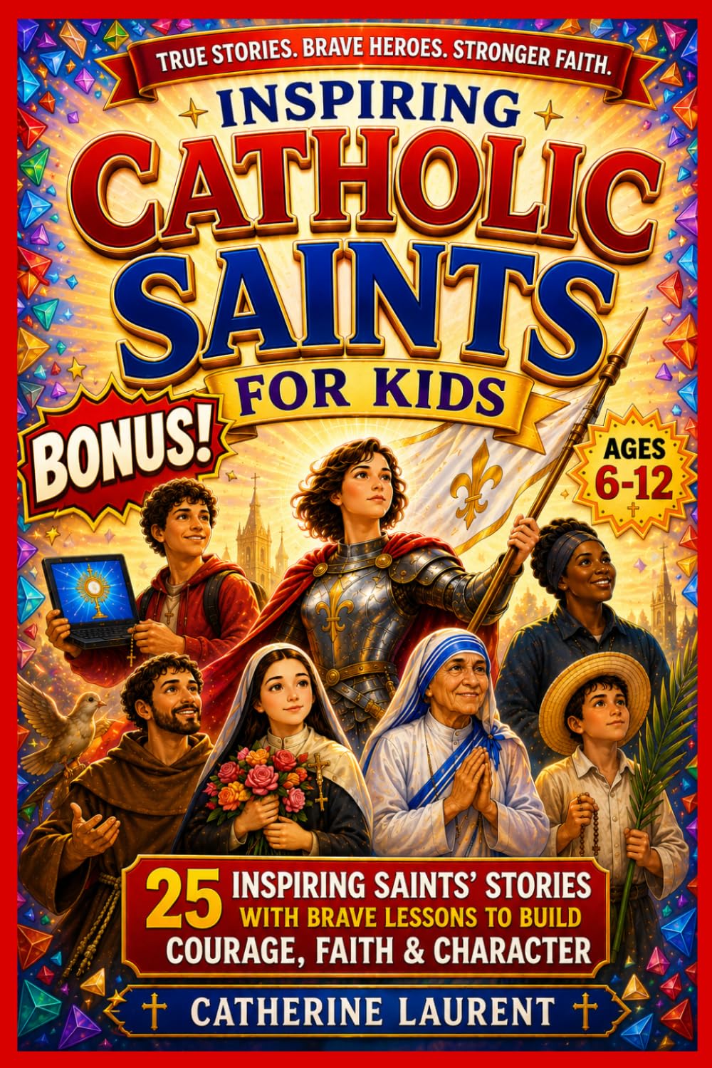 Inspiring Catholic Saints for Kids: 25 Inspiring Stories of Brave Catholic Heroes Who Teach Faith, Courage, Prayer and Strong Christian Character