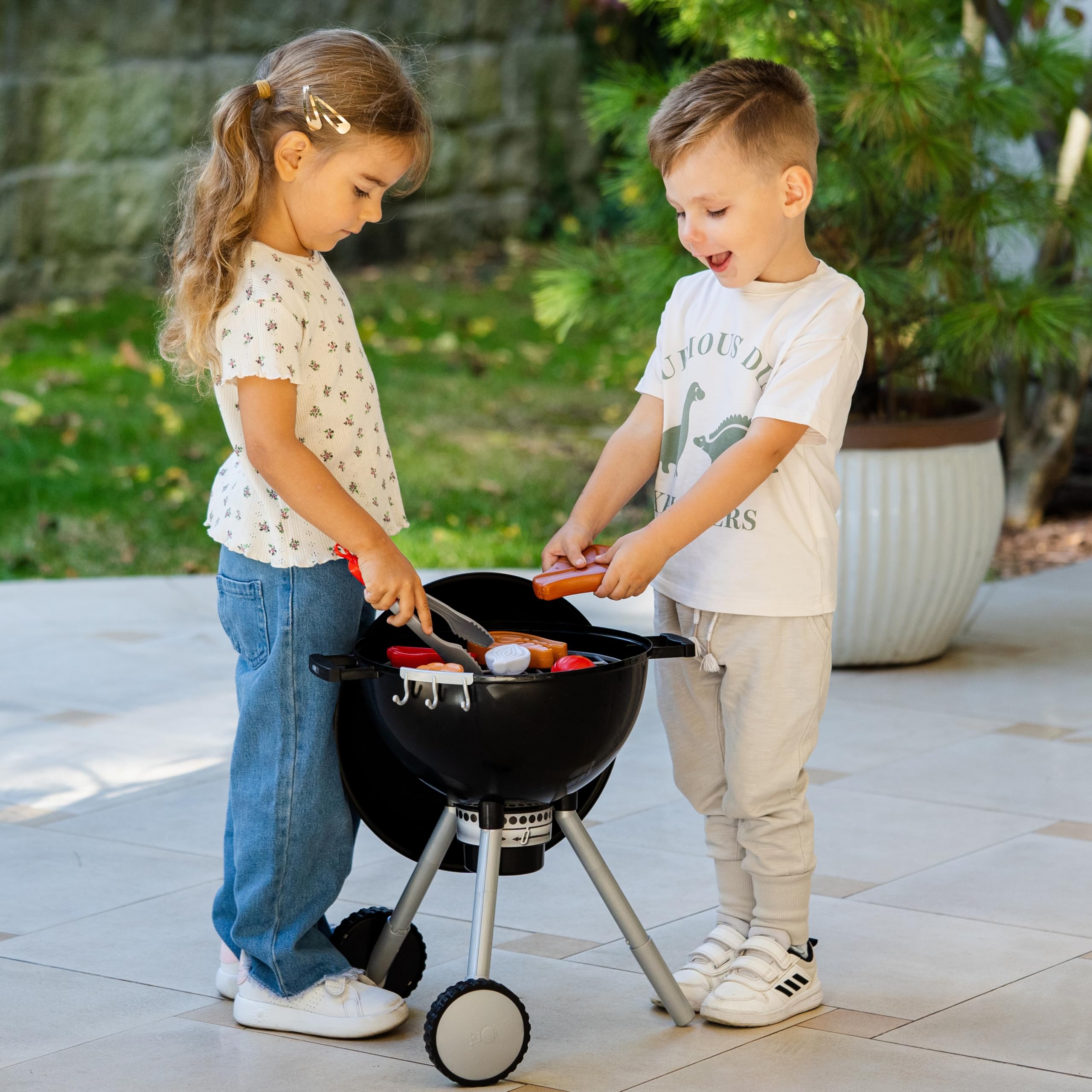 Amazon.com: Theo Klein - Weber Kettle Barbecue, Black, Regular 