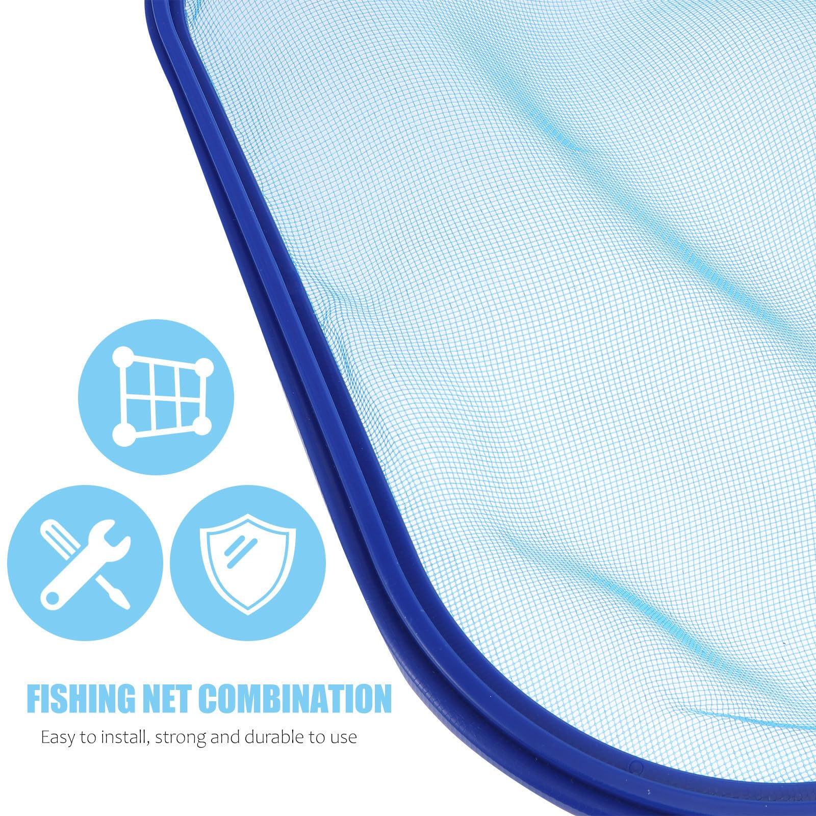 PLAFOPE Red de Aluminio y PVC Mango Retráctil de Salvamento para Piscinas
