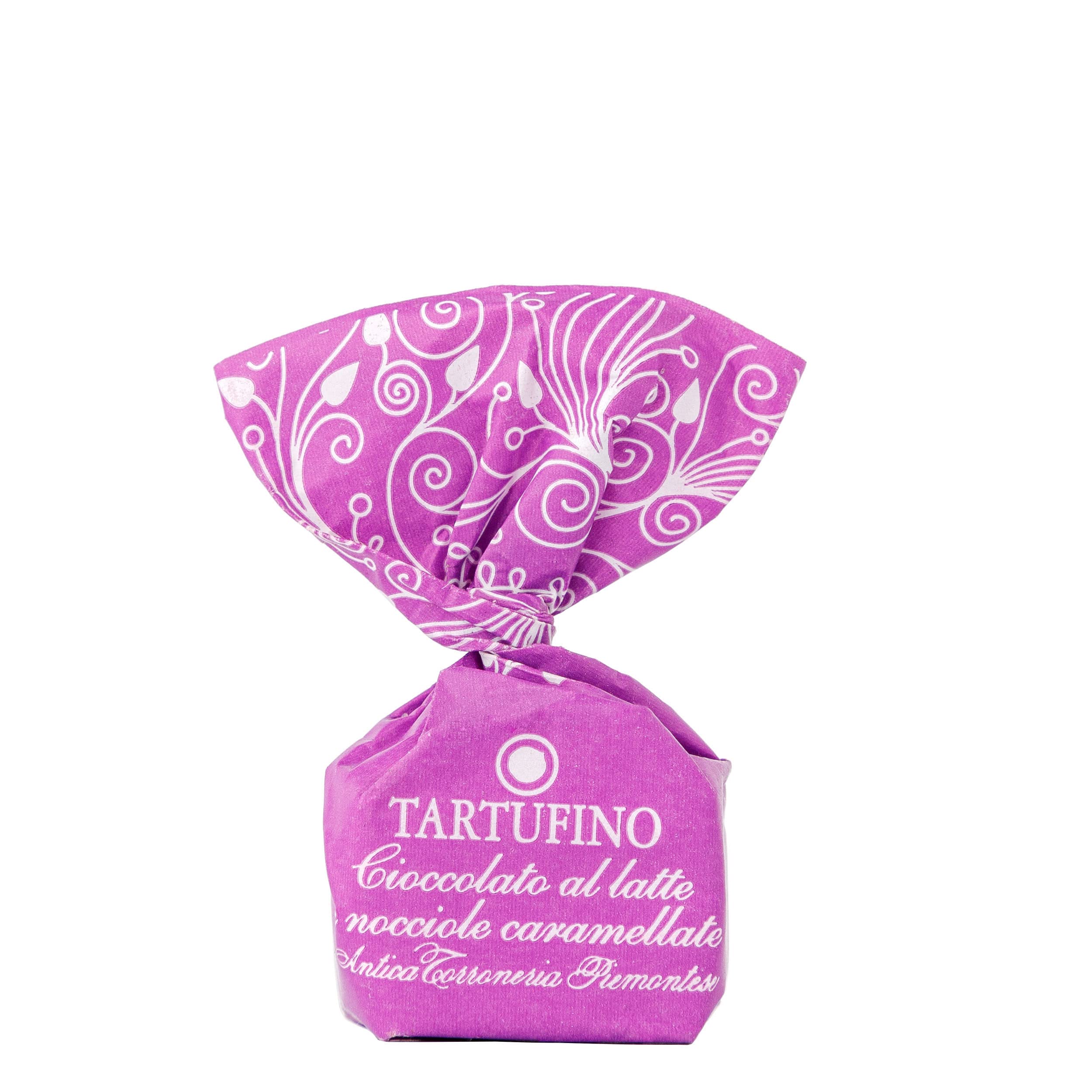GUSTONE. Tartufi dolci al cioccolato al latte e nocciole caramellate | Antica Torroneria Piemontese | Edle Trüffel Praline aus Italien | Schokoladen Trüffel mit Vollmilch Schokolade | 1 kg Großpackung