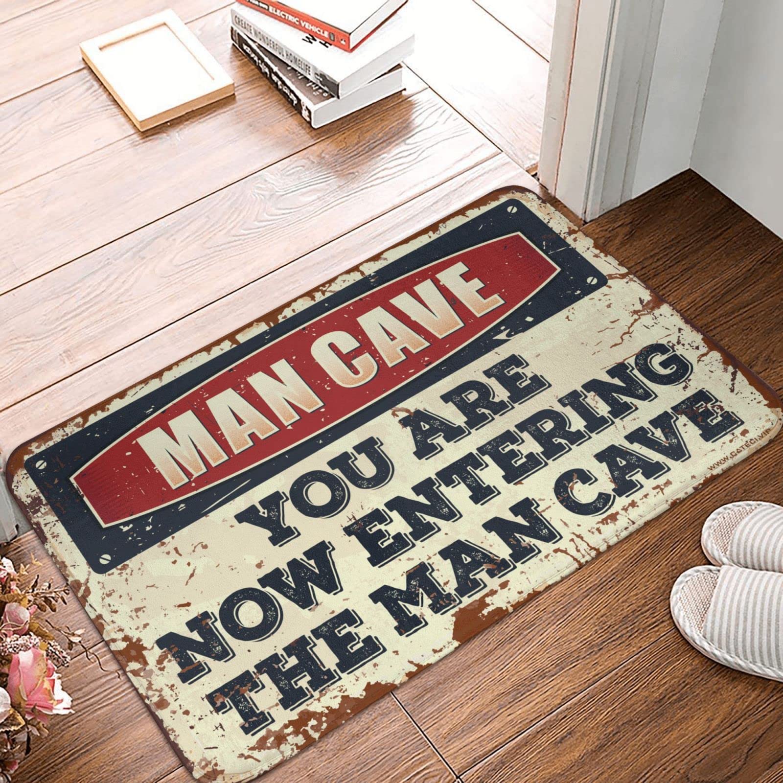 Tapis de chaussures d'extérieur COTECI grand paillasson grattoir Man Cave 50x80