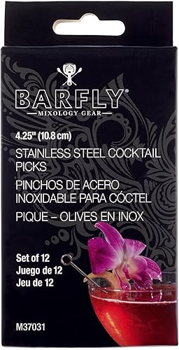 Miniatura 2 de Barfly M37031 Selección de cóctel con parte superior circular, inoxidable (paquete de 12)