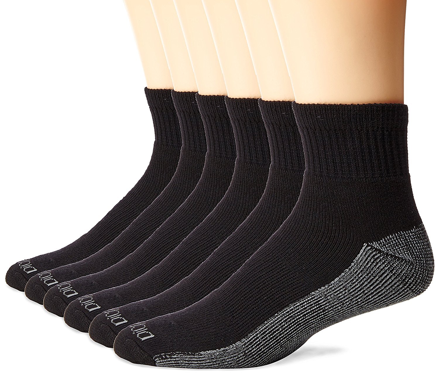 DickiesMen's Dri-tech Moisture Control Quarter Socks, Available in M-XXL (6, 12, 18 Pairs)