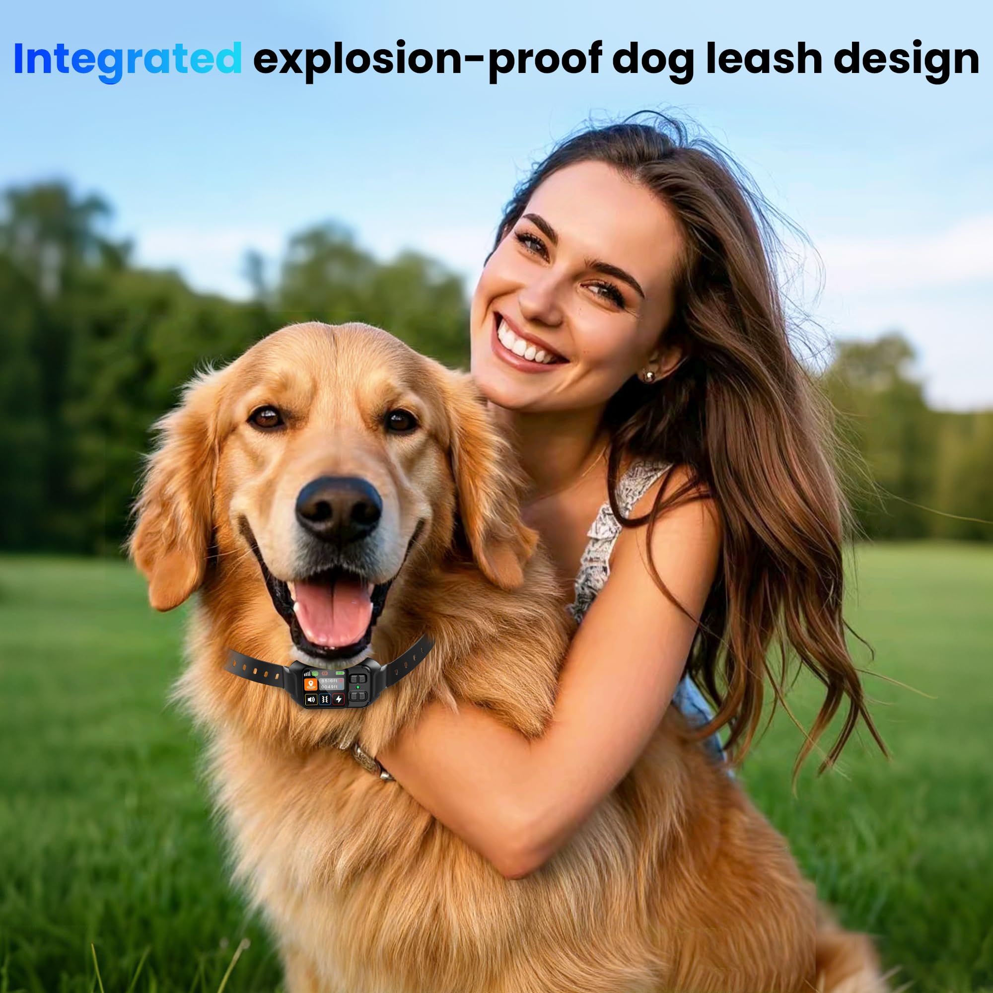 GPS Wireless Dog Fence System,Invisible Fence for Dogs with GPS Collar,Wireless Electric Dog Fence for Large & Small Dogs– Adjustable Boundary Collar,Waterproof & Rechargeable,Large Yard & Outdoor Use - image 8