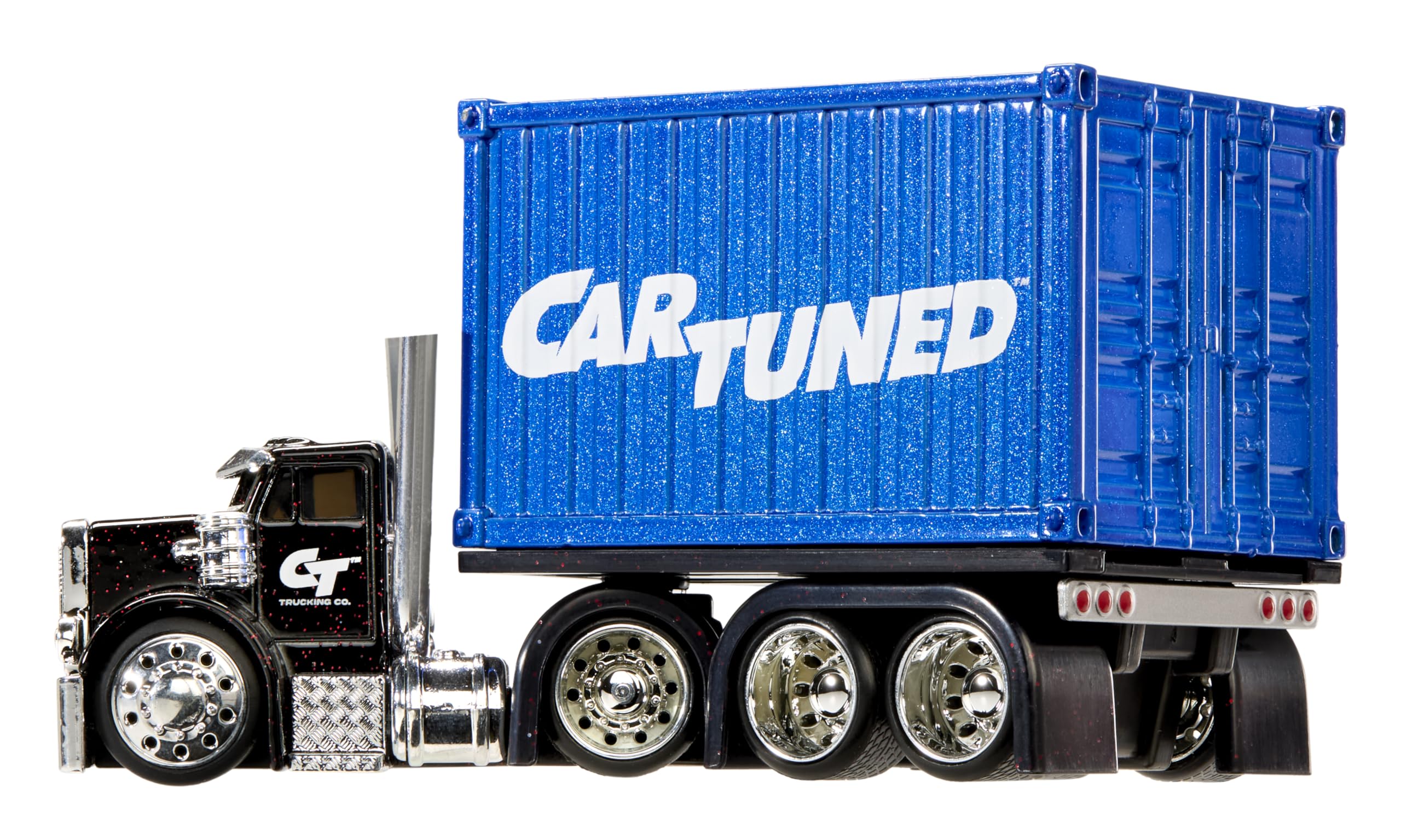 CarTuned™ Rig$ Container Case- Sneaky Pete, Black and Blue DieCast