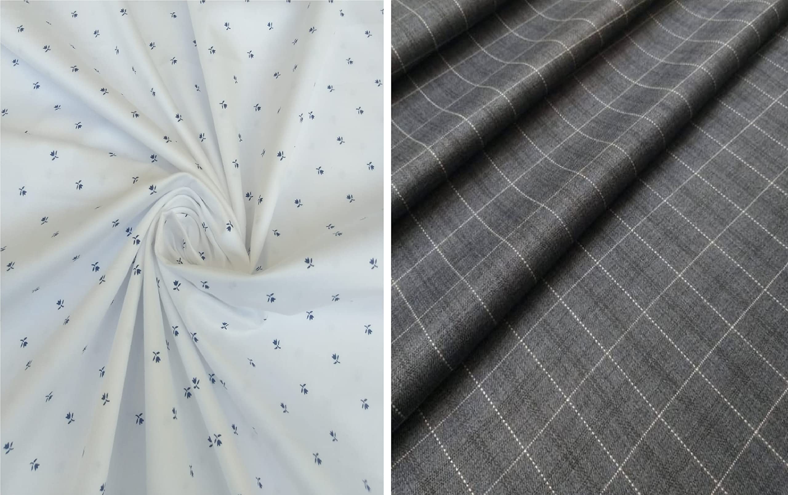 Pri & Su CottLinns Combo of Giza Cotton Printed Shirt 110002 & Trouser Fabric 90006-picture-40