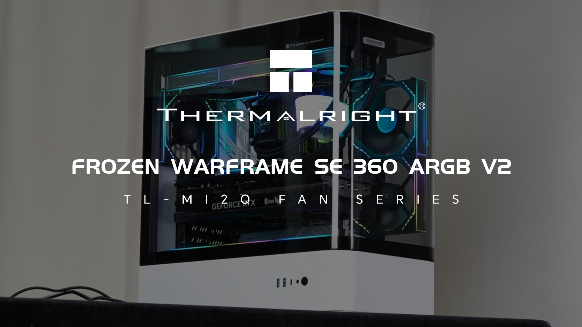 Image of Thermalright TL-M12QR 120mm Reverse Case Fans, 1500RPM, 47.6CFM, 3-Pack | Reverse Airflow, Daisy Chain PWM /ARGB, Infinity Mirror Lighting