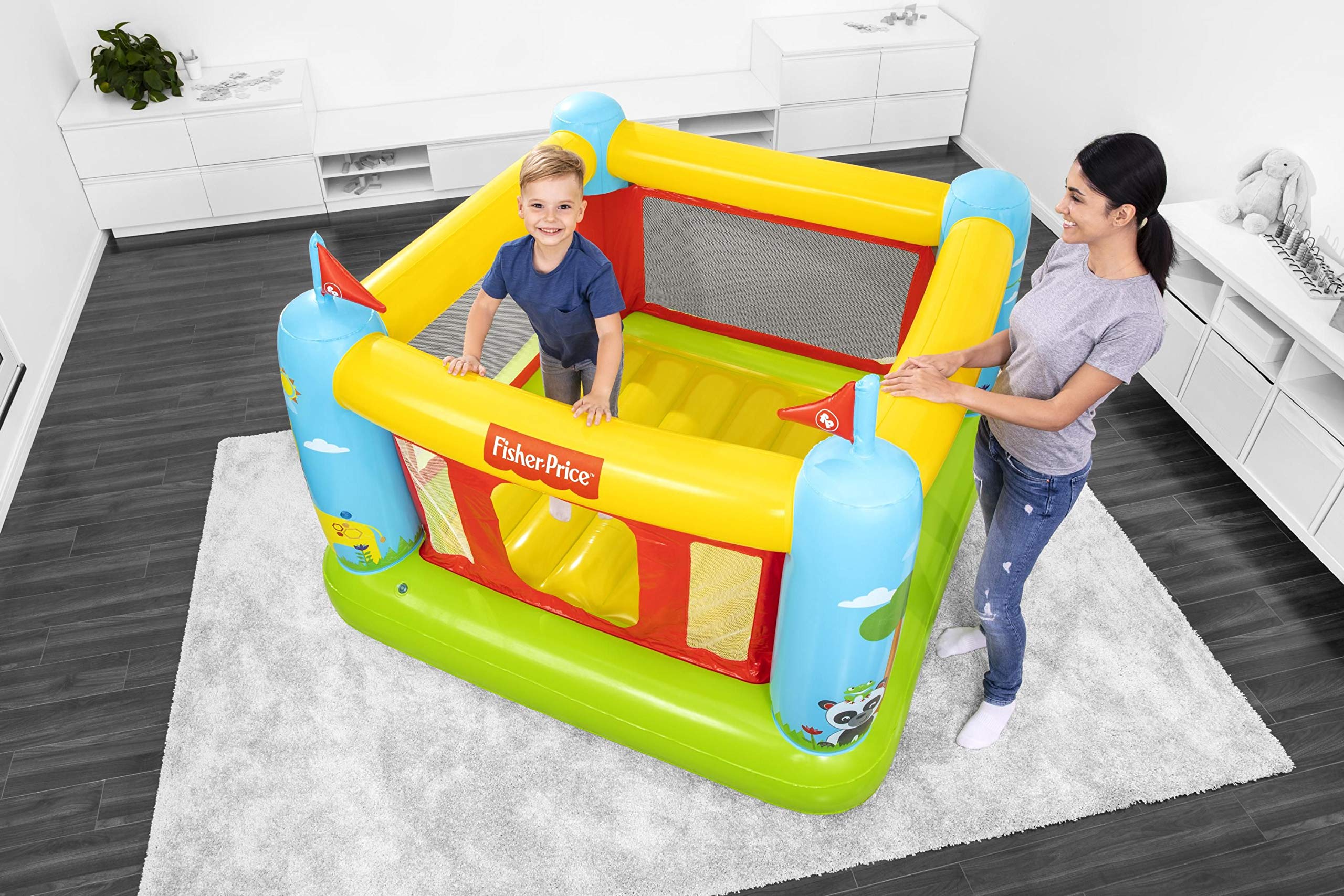 Bestway 93553 Castello gonfiabile Bouncetastic, 3 anni+