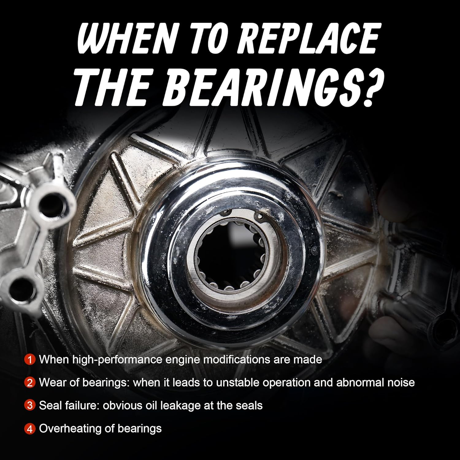 MoKitDora Inner Primary Bearing and Seal Kit for Harley 1989-2007 Softail Touring Street Electra Road Glide King 1991-2005 Dyna FXD