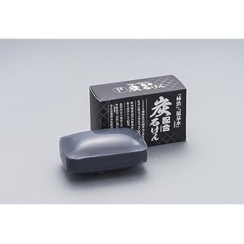 Amazon 柿渋 温泉水配合炭石鹸 128g 化粧箱入 炭シリーズ 固形せっけん 通販