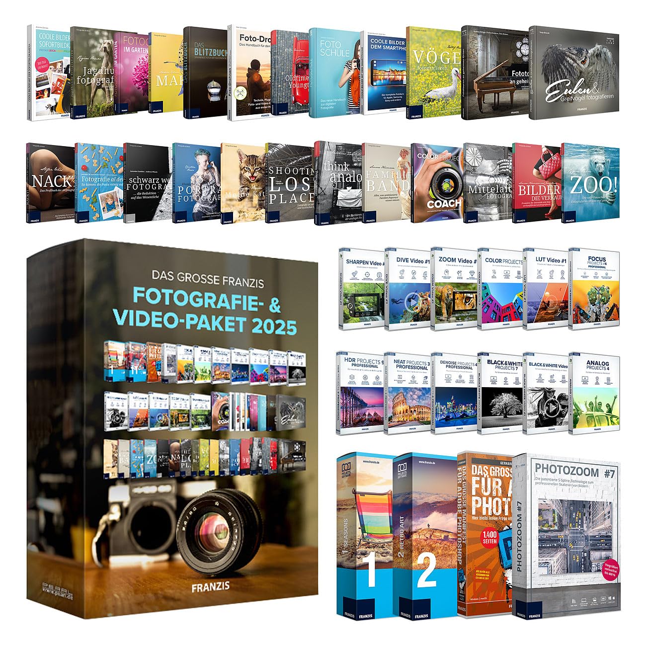 Franzis Das große Fotografie- & Video-Paket 2025 (Filme)