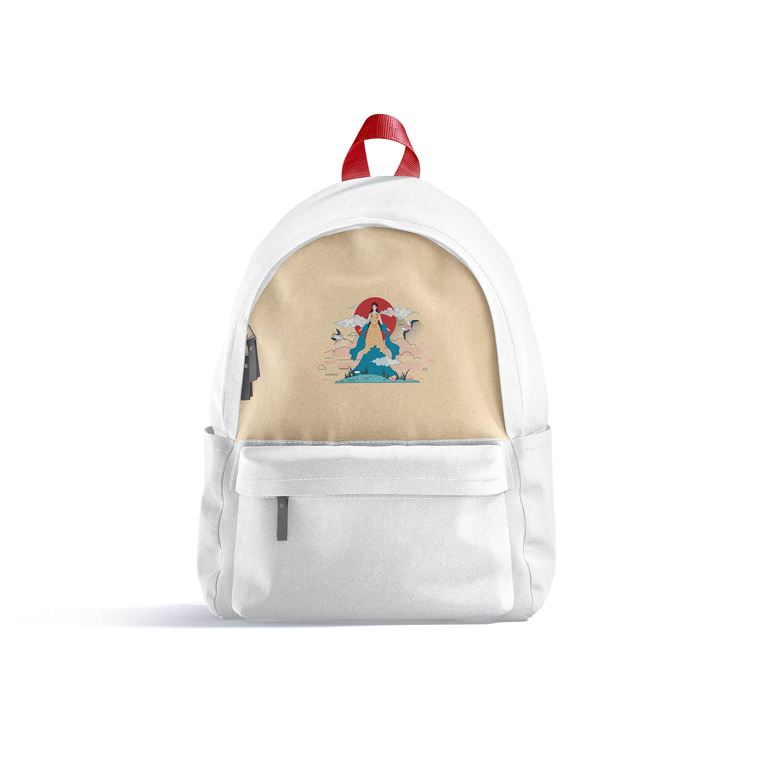 Le Jardin du Lin Unisex TRGCBP100381-R Backpacks, Multicoloured, 43 x 30 cm