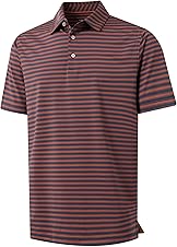 [54% off] M MAELREG Golf Shirts for Men Short Sleeve Dry Fit Casual Striped Performance Moisture Wicking Collared Mens Polo Shirts