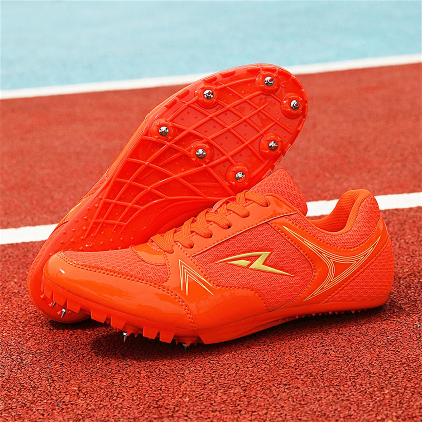 Zapatillas De Atletismo para Hombre Zapatillas De Carreras con Clavos Ligeras para Niños