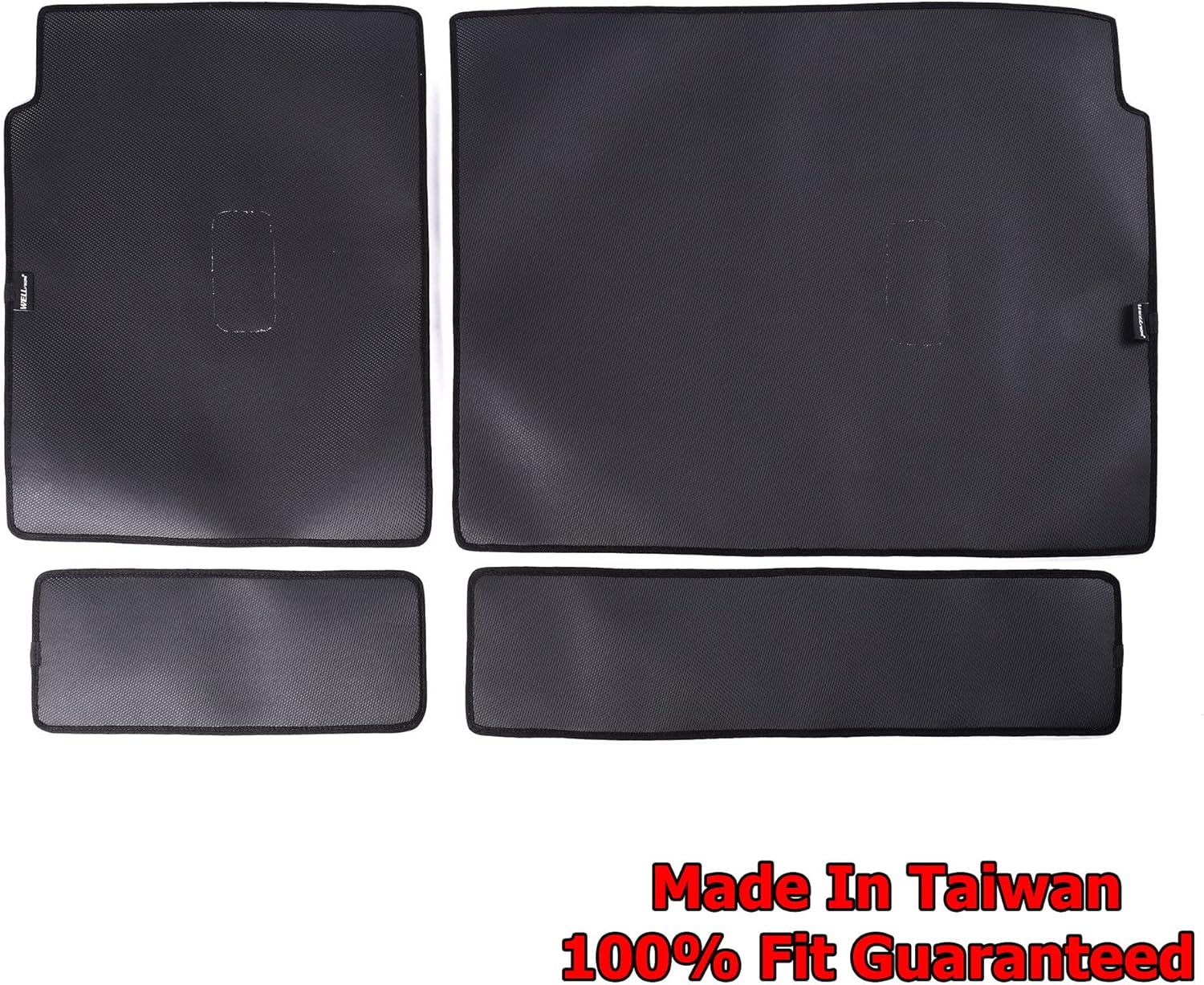 Wellvisors Custom Fit Black Rear Seat Back Protector Cover Compatible With Ford Escape 2020 2021 2022 2023 2024 3-852FD001