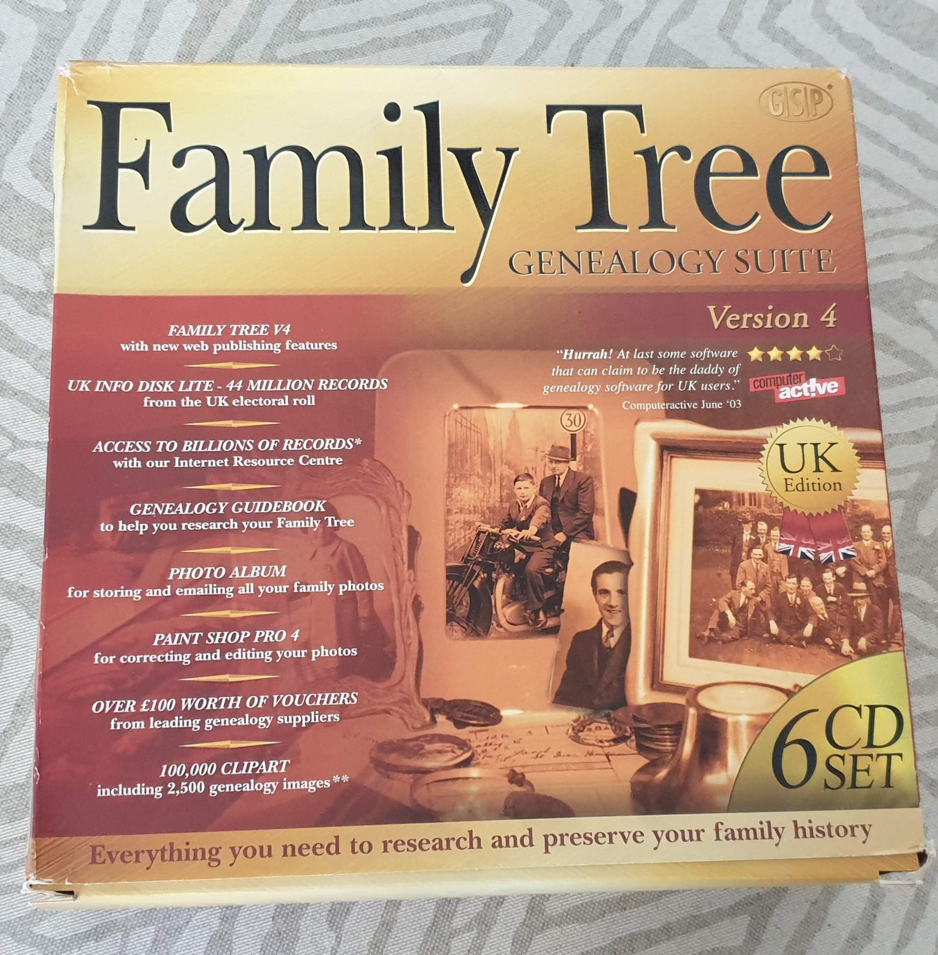 GSP Family Tree Genealogy Suite (New Version) (PC)