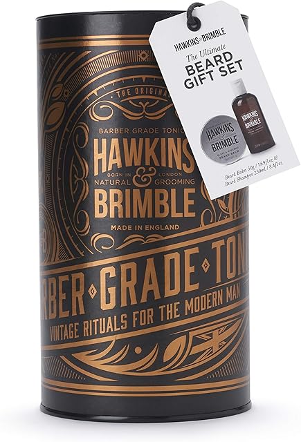 Beard Care Kit with Natural Ingredients, Gentlemans Beard Shampoo & Beard Balm, Ultimate Beard Care with Signature Fragrance, British Made Beard care Kit